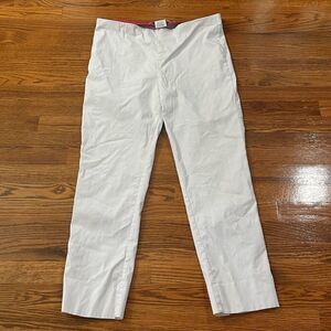 Gretchen Scott Designs Crisp White Straight Leg Pants